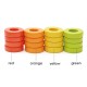 Little B House Wooden Colorful Rainbow Balance Building Block Toys - BT115