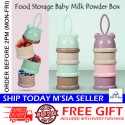 Little B House Baby Three-layer Food Storage Milk Powder Box Portable Container Feeding Box - TW16