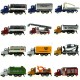 Little B House 1:64 Alloy Metal Toys Car Construction Trucks Toy Diecast Vehicle For Children Kids - BT192