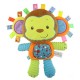 Little B House Happy Monkey Baby Plush Toy Rattle Early Development Toy - BT71
