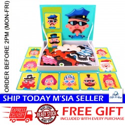Little B House Joan Miro Magnet Play Box Crazy Faces/ Shapes & Alphabets - BT67