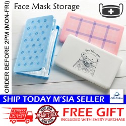 Little B House Portable Face Mask Storage Box Dustproof Container for Disposable Mask - Mask06