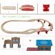 Little B House Wooden Electronic City Train Track Railway Play Set Toy - BT84