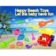 [Little B House] 14Pcs Plastic Beach Toy Set Shovels Truck Rakes Watering Pot 沙滩玩具挖沙漏铲子 Mainan Pantai Lori -BT190