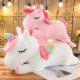 Little B House Super Soft Unicorn Toys Soft Stuffed Plush Toys Pillows 独角兽公仔 Anak Patung Unicorn - BT216