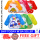 [Little B House] Waterproof Baby Bib Long Sleeve Feeding Bibs Apron Baby Bib Makan Baby -BB06