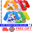 [Little B House] Waterproof Baby Bib Long Sleeve Feeding Bibs Apron Baby Bib Makan Baby -BB06