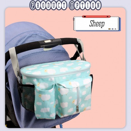 Little B House Multifunctional Baby Diaper Bag for Stroller Car Hanging Bag Portable Mummy Bags Beg Mama-BAG05
