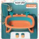Little B House Crab Design Foldable Baby Bathtub Pet Newborn Infant Shower Tab Basin Mandi Bayi - BA04