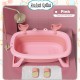 Little B House Crab Design Foldable Baby Bathtub Pet Newborn Infant Shower Tab Basin Mandi Bayi - BA04