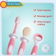 Little B House Infant 3 Pcs Training Teether Toothbrush Combination Training Set 婴儿乳牙刷刮舌苔器 Berus Gigi Bayi - BA05