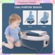 Little B House Penguin Baby Toilet Seat Multipurpose 2 in 1 Training Potty Bowl and Stool Tandas Kanak - BA15
