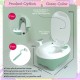 Little B House Penguin Baby Toilet Seat Multipurpose 2 in 1 Training Potty Bowl and Stool 宝宝坐便器 Tandas Kanak - BA15
