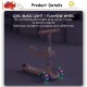 Little B House Children's Scooter Can Sit and Push LED Light Wheels Scooter Skuter Kanak Kanak - OD01