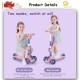 Little B House Children's Scooter Can Sit and Push LED Light Wheels Scooter Skuter Kanak Kanak - OD01