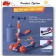 Little B House Children's Scooter Can Sit and Push LED Light Wheels Scooter Skuter Kanak Kanak - OD01