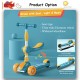 Little B House Children's Scooter Can Sit and Push LED Light Wheels Scooter Skuter Kanak Kanak - OD01