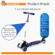 [Little B House]Foldable Wheel Balance Kids Kick Height Adjustable Scooter Skuter Kanak Kanak-OD02