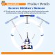 [Little B House]Foldable Wheel Balance Kids Kick Height Adjustable Scooter Skuter Kanak Kanak-OD02