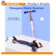 [Little B House]Foldable Wheel Balance Kids Kick Height Adjustable Scooter Skuter Kanak Kanak-OD02