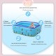 [Little B House] Inflatable Giant Family Pool Rectangular Swimming Pool Outdoor for Kids/Family Kolam Renang - OD03