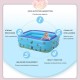 [Little B House] Inflatable Giant Family Pool Rectangular Swimming Pool Outdoor for Kids/Family 游泳池 Kolam Renang - OD03