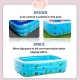[Little B House] Inflatable Giant Family Pool Rectangular Swimming Pool Outdoor for Kids/Family Kolam Renang - OD03