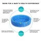 [Little B House] Inflatable Swimming Pool 3Ring Round Pool In-Outdoor for Baby/Family/Children Kolam Renang - OD04