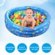 [Little B House] Inflatable Swimming Pool 3Ring Round Pool In-Outdoor for Baby/Family/Children Kolam Renang - OD04