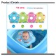 [Little B House] Baby Neckband Inflatable Tube Ring Swimming Tires Neckring Mini Swim Ring Cincin Renang - OD12