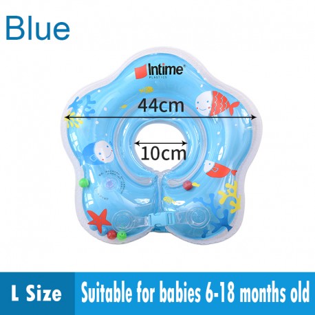 [Little B House] Baby Neckband Inflatable Tube Ring Swimming Tires Neckring Mini Swim Ring Cincin Renang - OD12