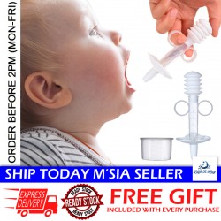 Little B House Baby Squeeze Dropper Syringe Medicine Feeding Scale Syringe Pengumpan Ubat Bayi - BKM25