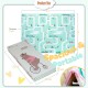 [Little B House] Waterproof Foldable Baby Play Mat Crawling Encourages Folding Playmat Tikar Bayi - BS04