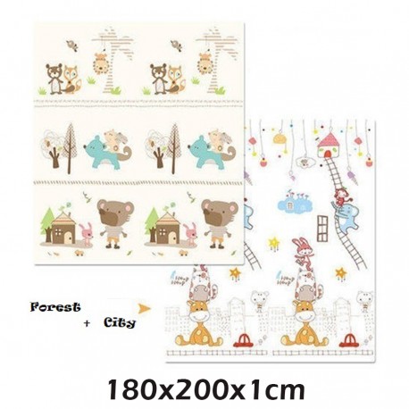 [Little B House] Waterproof Foldable Baby Play Mat Crawling Encourages Folding Playmat 泡沫爬行地垫 Tikar Bayi - BS04