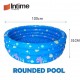 [Little B House] 3 Rings Inflatable Rectangular/Circle Swimming Pool Outdoor Kids Pool Kolam Renang - SwimmingPool