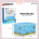 [Little B House] 3 Rings Inflatable Rectangular/Circle Swimming Pool Outdoor Kids Pool Kolam Renang - SwimmingPool