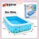 [Little B House] 3 Rings Inflatable Rectangular/Circle Swimming Pool Outdoor Kids Pool Kolam Renang - SwimmingPool