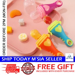 Little B House Baby Food Bite Bags Grinding Pacifier Infant Teething Feeding Pacifier Makanan - TW08