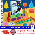 [Little B House] Multicolored Math Geometric Shapes Wooden Building Blocks Kids Toys Geometri Blok-BT110