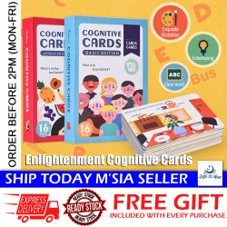 [Little B House] Basic/Advanced Early Education Color Shape Learning Flash Card Kad Flash - BT120
