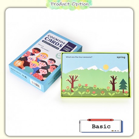[Little B House] Basic/Advanced Early Education Color Shape Learning Flash Card Kad Flash - BT120