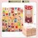 [Little B House] Wooden 28pcs Animal Solitaire Cognitive Wooden Domino Building Blocks Toy Set Blok Domino-BT123
