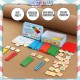 Little B House Wooden Mathematical Intelligence Stick Number Cards & Counting Rods Mainan Matematik - BKM33