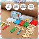 Little B House Wooden Mathematical Intelligence Stick Number Cards & Counting Rods 数学玩具 Mainan Matematik - BKM33