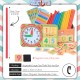 Little B House Wooden Mathematical Intelligence Stick Number Cards & Counting Rods Mainan Matematik - BKM33