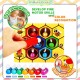 [Little B House] Toddler Fine Motor Skills Hive Matching Game Bees with Clamp Montessori Mainan Montessori - BT129