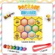 [Little B House] Toddler Fine Motor Skills Hive Matching Game Bees with Clamp Montessori Mainan Montessori - BT129