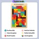 Little B House Wooden Tangram Tetris Jigsaw Building Blocks Toys Montessori Mainan Tetris - BT130