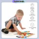 Little B House Wooden Tangram Tetris Jigsaw Building Blocks Toys Montessori Mainan Tetris - BT130