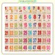 [Little B House] 110 Pieces Numbers Domino Blocks Educational Early Leaning Toys Mainan Matematik - BT131